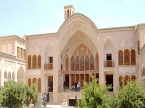 تصویر عکس : ایران  اصفهان کاشان خانه عباسیان - خانه عامریها  Iran Isfahan Kashan- Abasian home- Ameriha home     سایت پاکزادیان دات کام  www.pakzadian.com